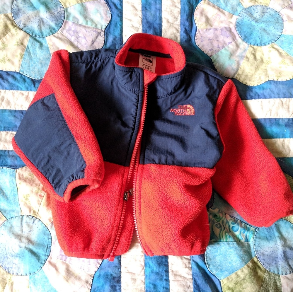 VGUC Infant North Face fleece jacket 6-12m